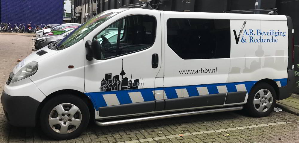 surveillance auto zijkant