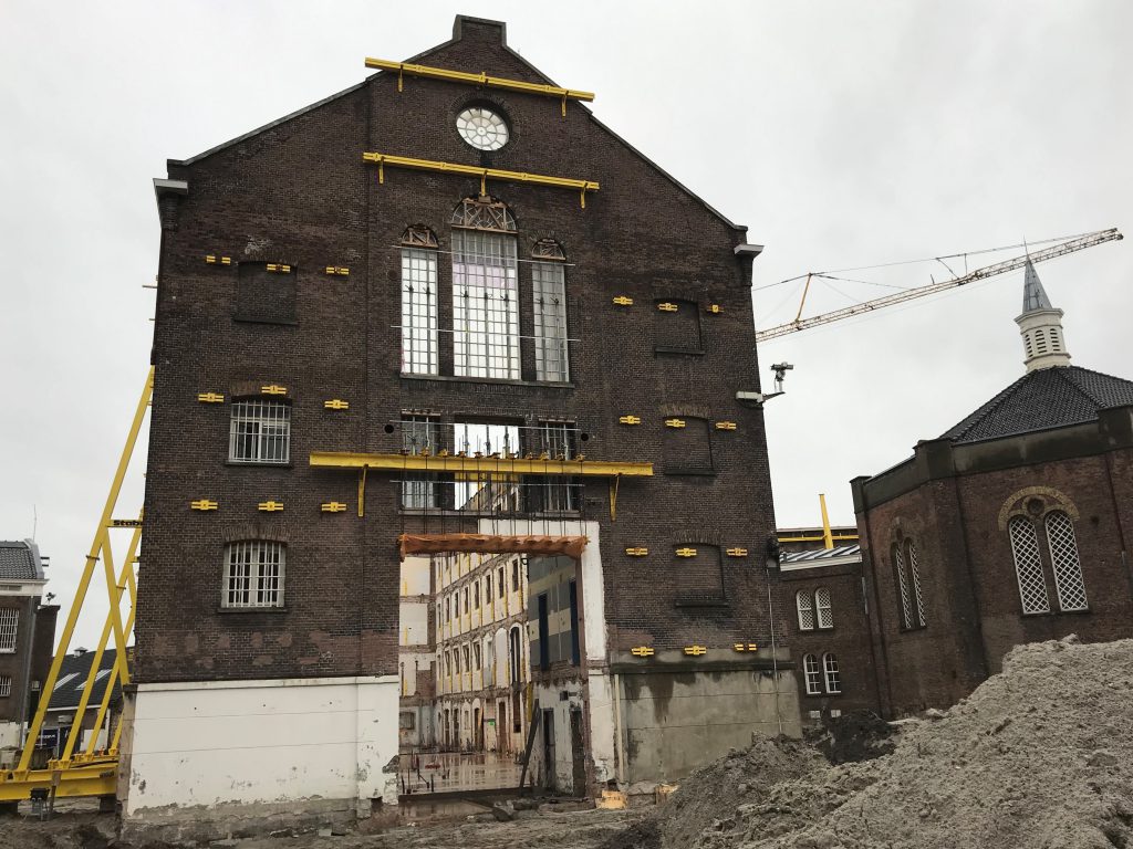 Noordsingel sloop, voormalig gevangenis gebouw in Rotterdam